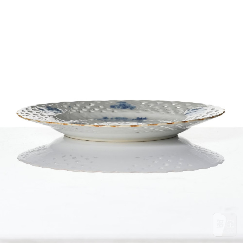 A set of 11 blue and white dessert plates, - 图4